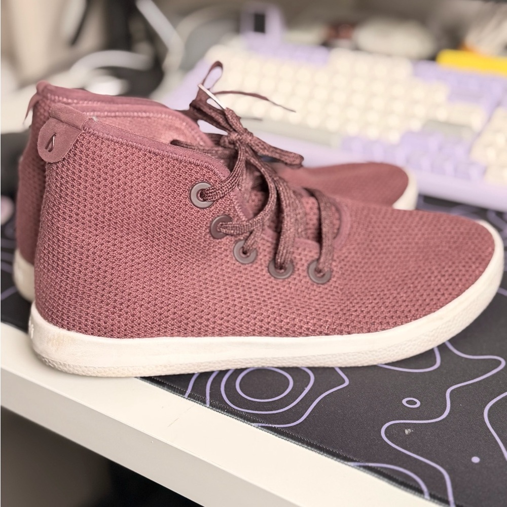 Allbirds Burgundy tree topper High-Top Sneakers